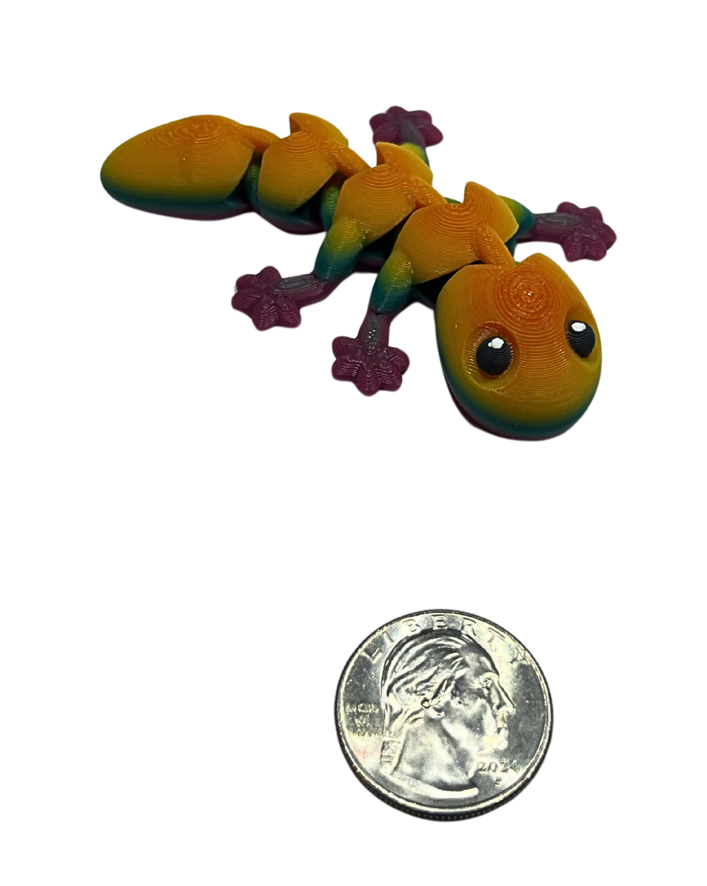 "LISA" 3D Printed PLA Lizard Fidget Toy