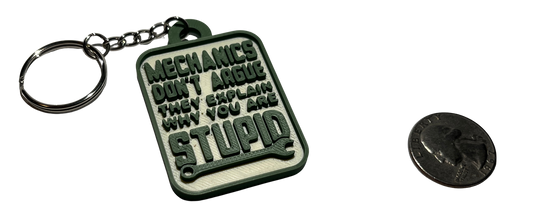 3D Printed Mechanic Keychain