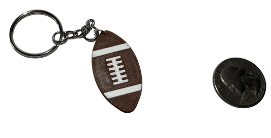 3D Printed Football Keychain