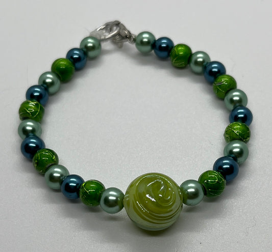 7.25" Mixed Bead Bracelet