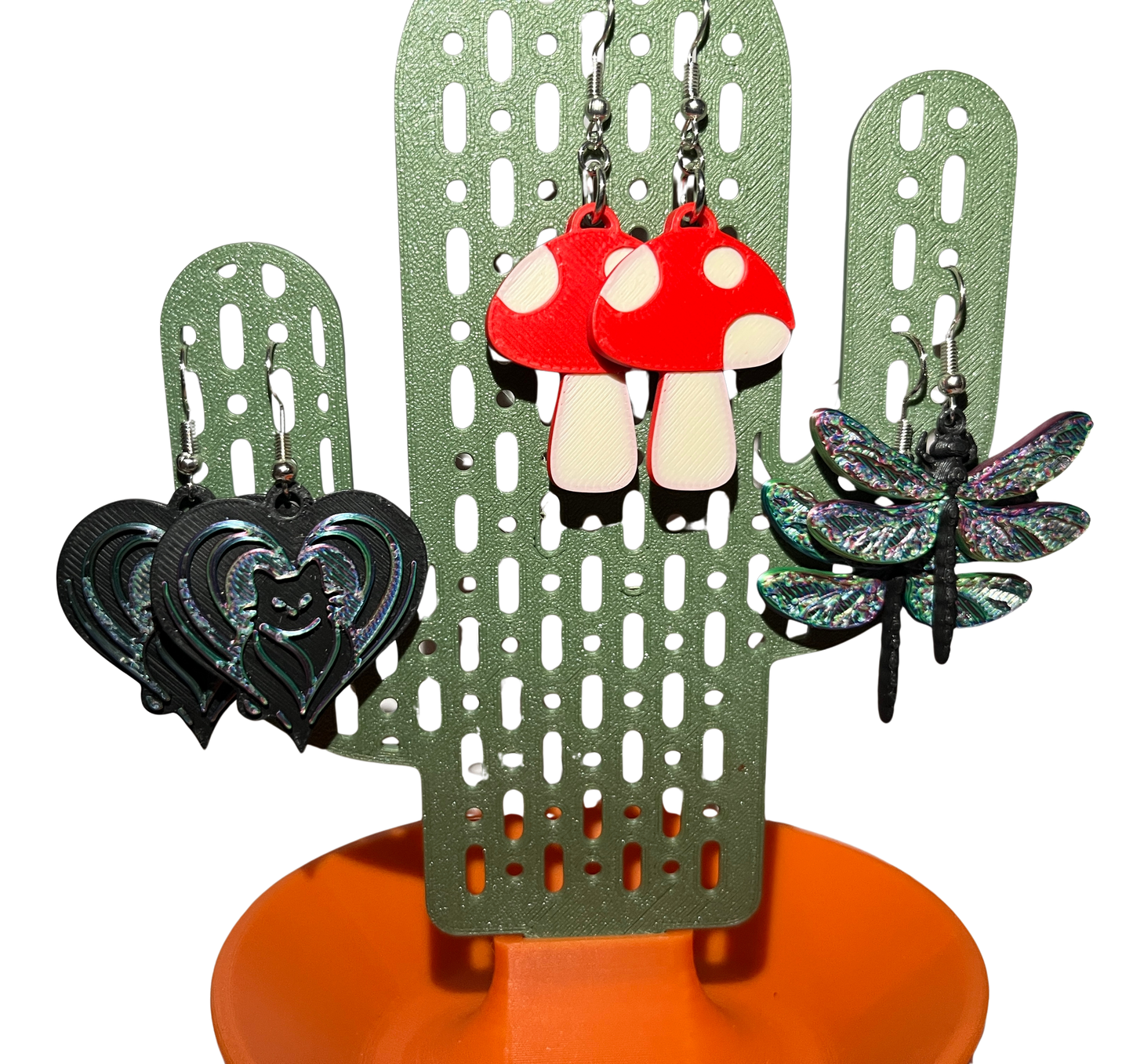 "GROOVY" 3D Printed Hypoallergenic Earring Set