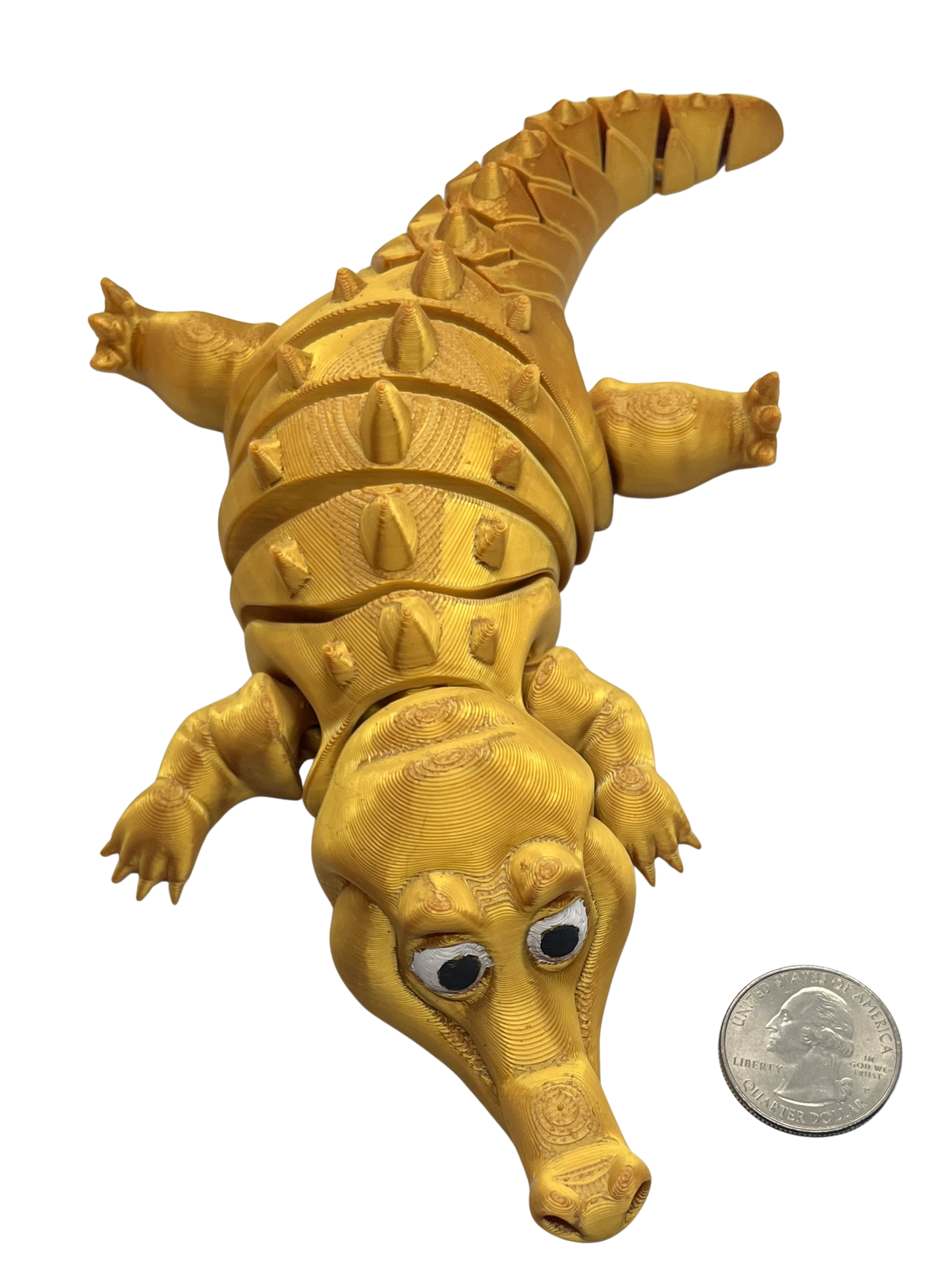 "CYLE" 3D Printed PLA Crocodile Fidget Toy