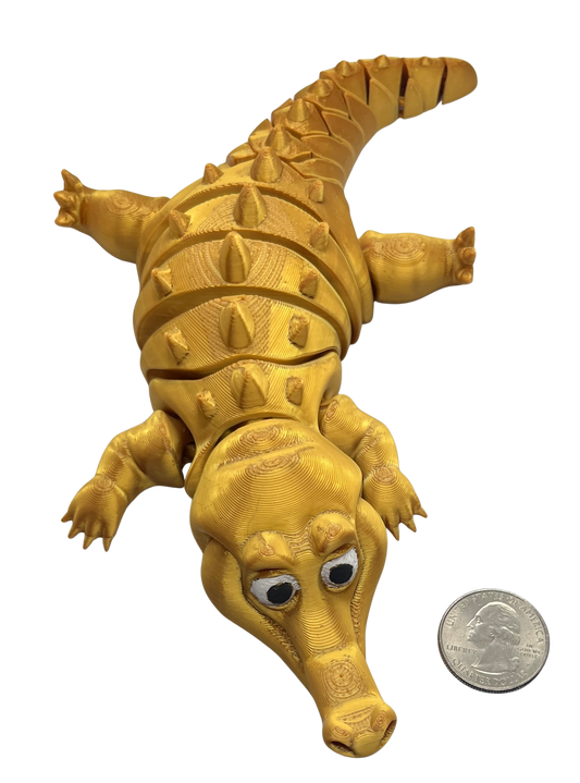 "CYLE" 3D Printed PLA Crocodile Fidget Toy