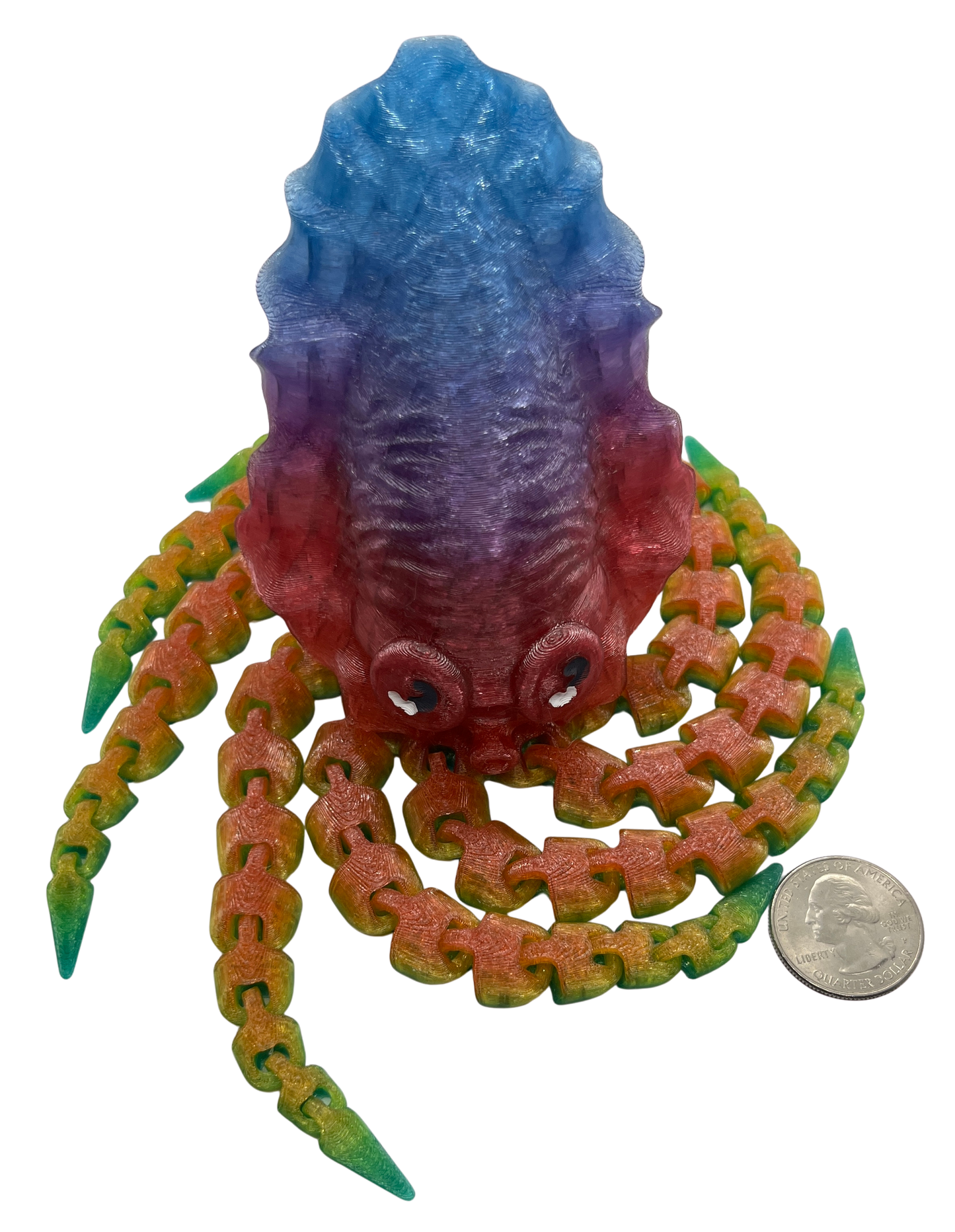 "KAREN" 3D Printed PLA Kraken Fidget Toy