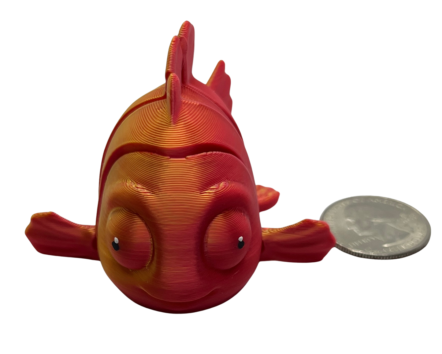 "FINLEY" 3D Printed PLA Fish Fidget Toy