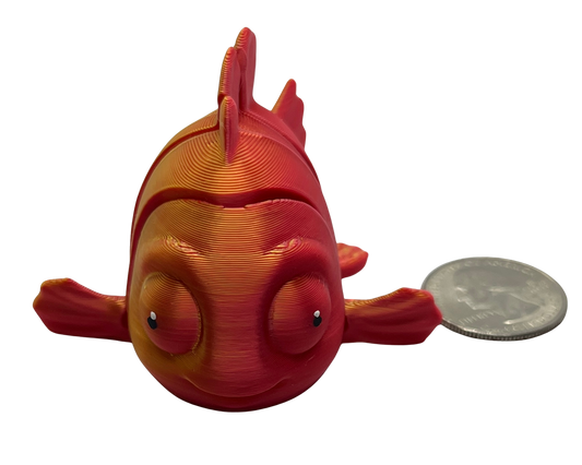 "FINLEY" 3D Printed PLA Fish Fidget Toy