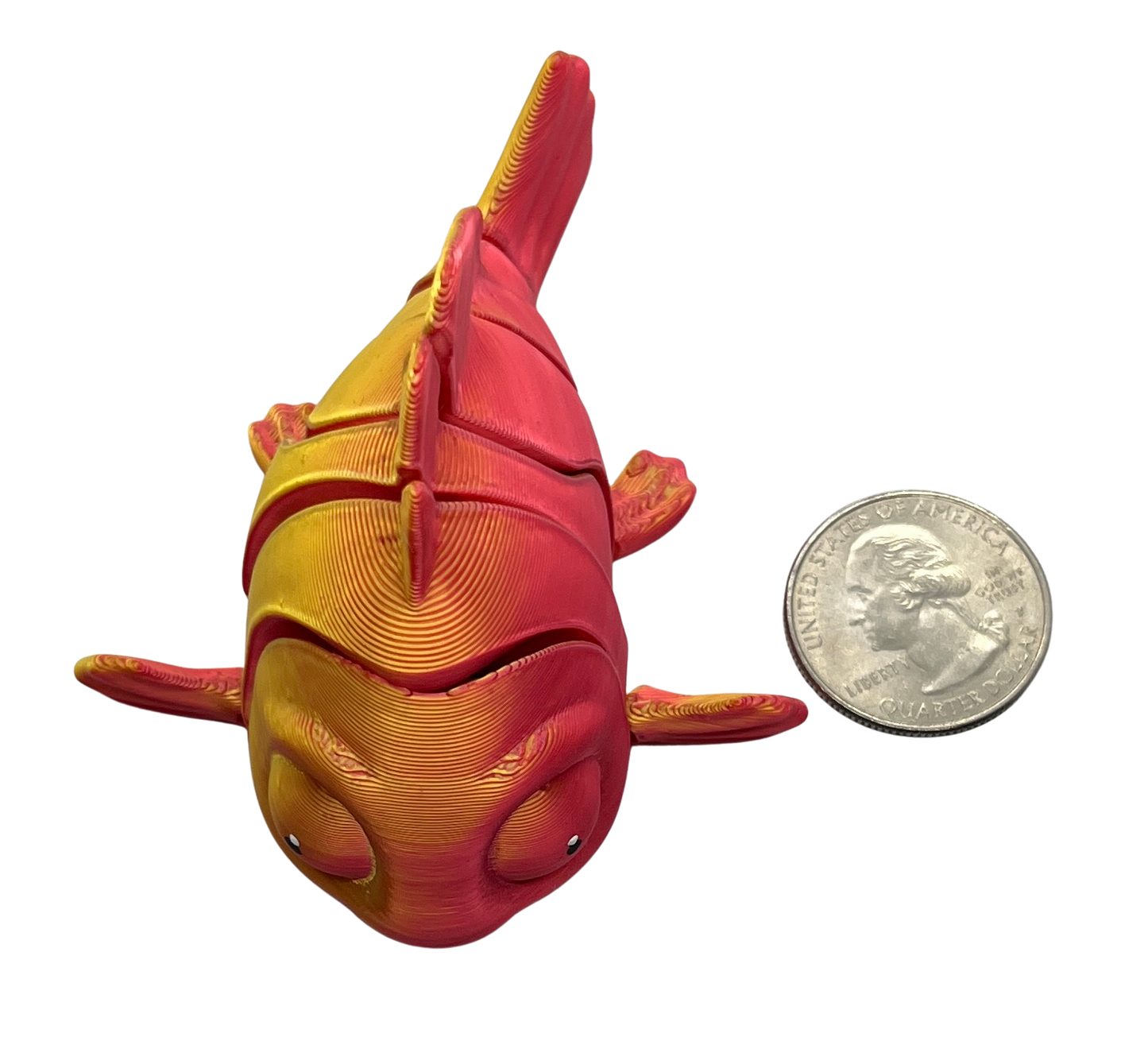 "FINLEY" 3D Printed PLA Fish Fidget Toy