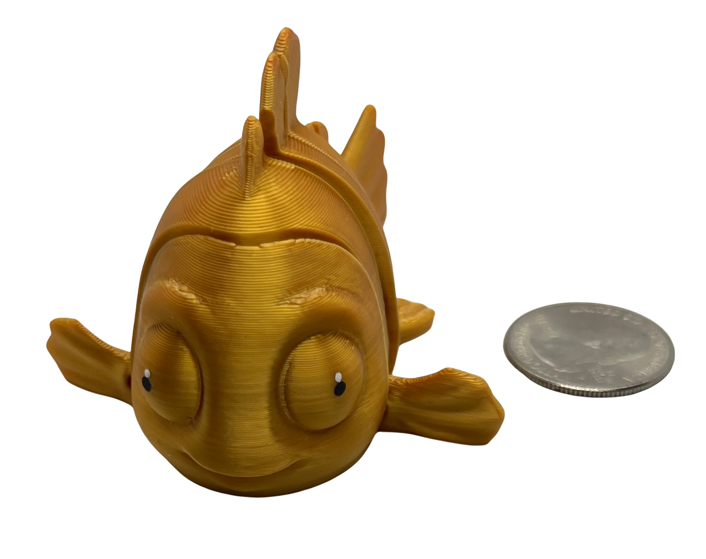 "FINLEY" 3D Printed PLA Fish Fidget Toy
