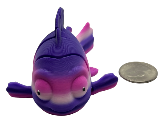 "FELISHA" 3D Printed PLA Fish Fidget Toy