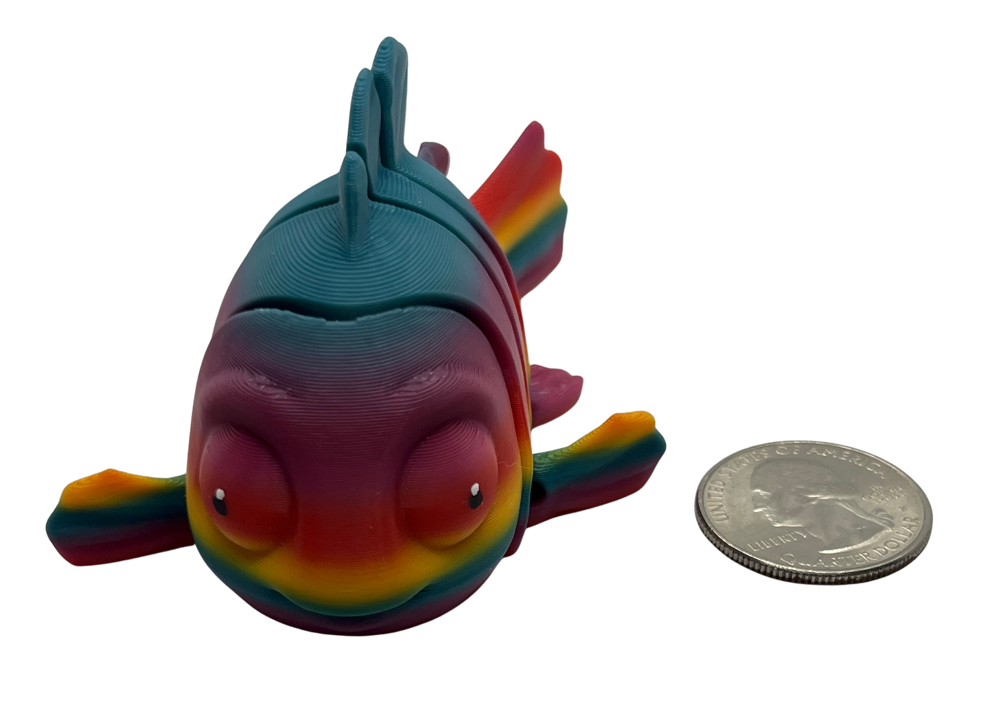 "FELISHA" 3D Printed PLA Fish Fidget Toy