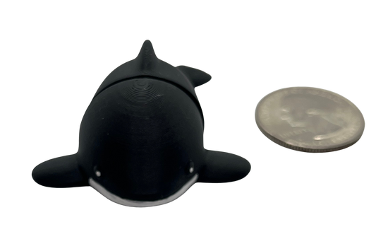 "OTTO" 3D Printed PLA Orca Fidget Toy