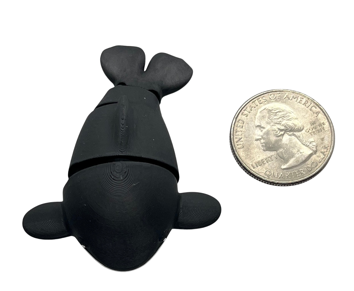 "OTTO" 3D Printed PLA Orca Fidget Toy