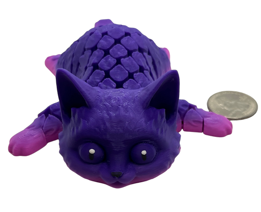 "CLAWDETTE" 3D Printed PLA Cat Fidget Toy