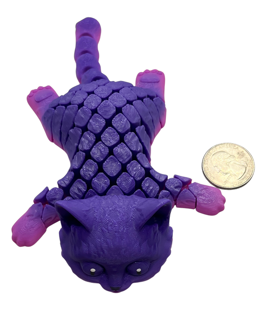 "CLAWDETTE" 3D Printed PLA Cat Fidget Toy