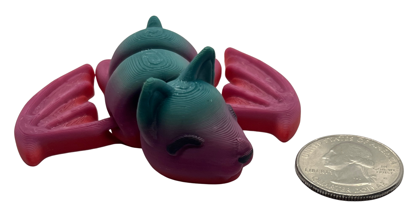 "BELLA" 3D Printed PLA Bat Fidget Toy