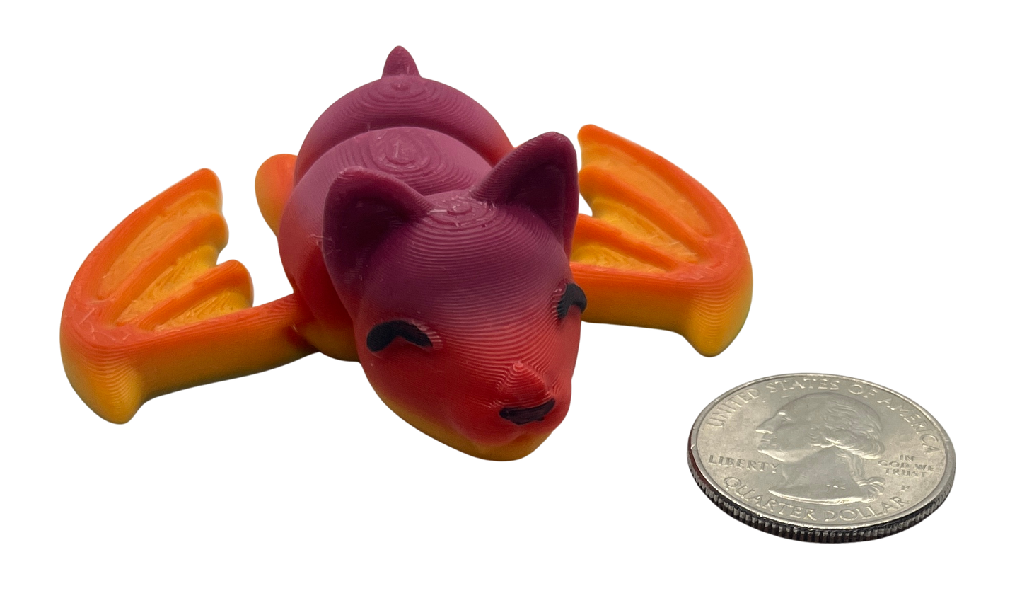 "BELLA" 3D Printed PLA Bat Fidget Toy
