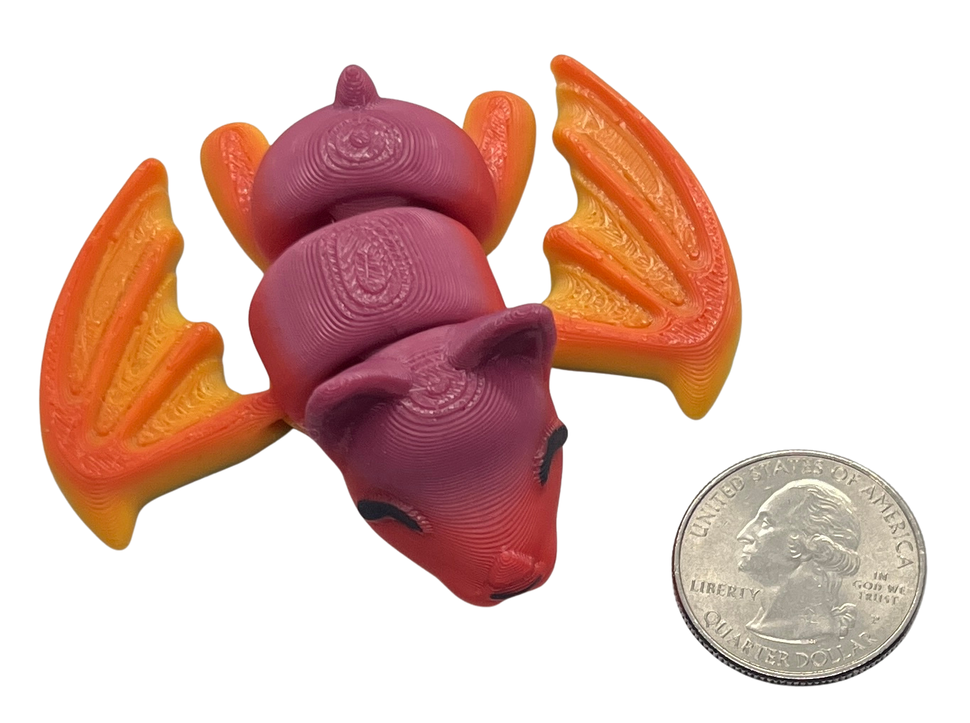 "BELLA" 3D Printed PLA Bat Fidget Toy