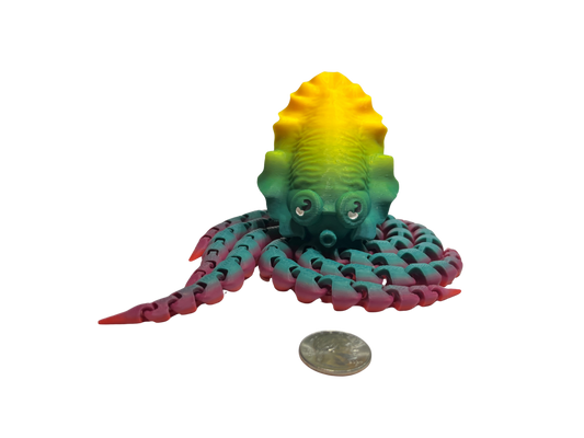 "Kevin" 3D Printed Pla Kraken Fidget Toy